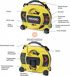 Компоненты генератора сигналов Ridgid SeekTech ST-33Q