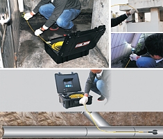 Применение проталкиваемой системы телеинспекции канализационных труб Rotorica 3199F-30 Применение проталкиваемой системы телеинспекции канализационных труб Rotorica 3199F-30